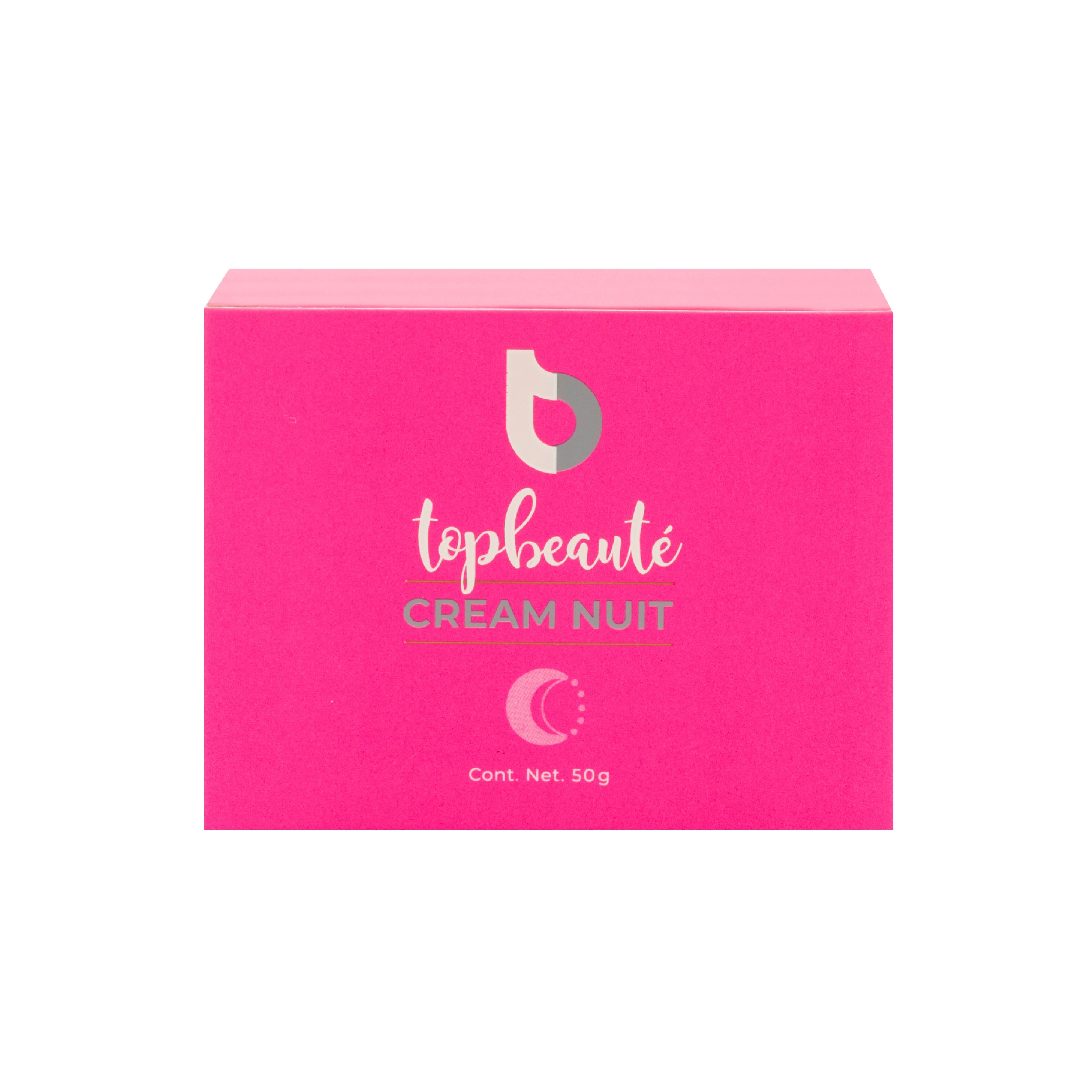 Crema Facial Hidratante de Noche Regenerativa Antioxidante Elasticidad - Produce Colágeno y Elastina - Cream Nuit 50gr