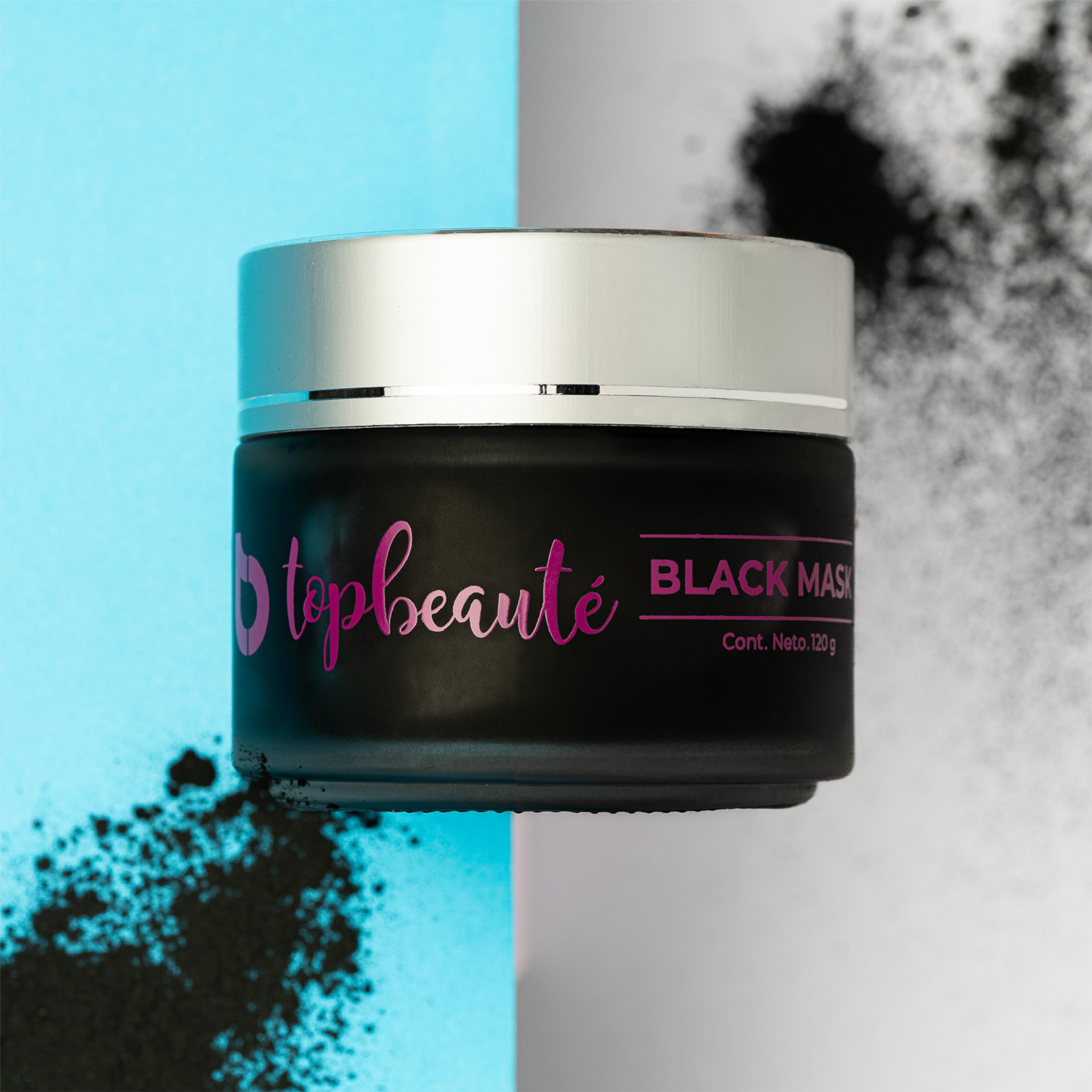 Mascarilla Facial Hidratante para Puntos Negros Acné Piel Grasa Black Mask 120gr