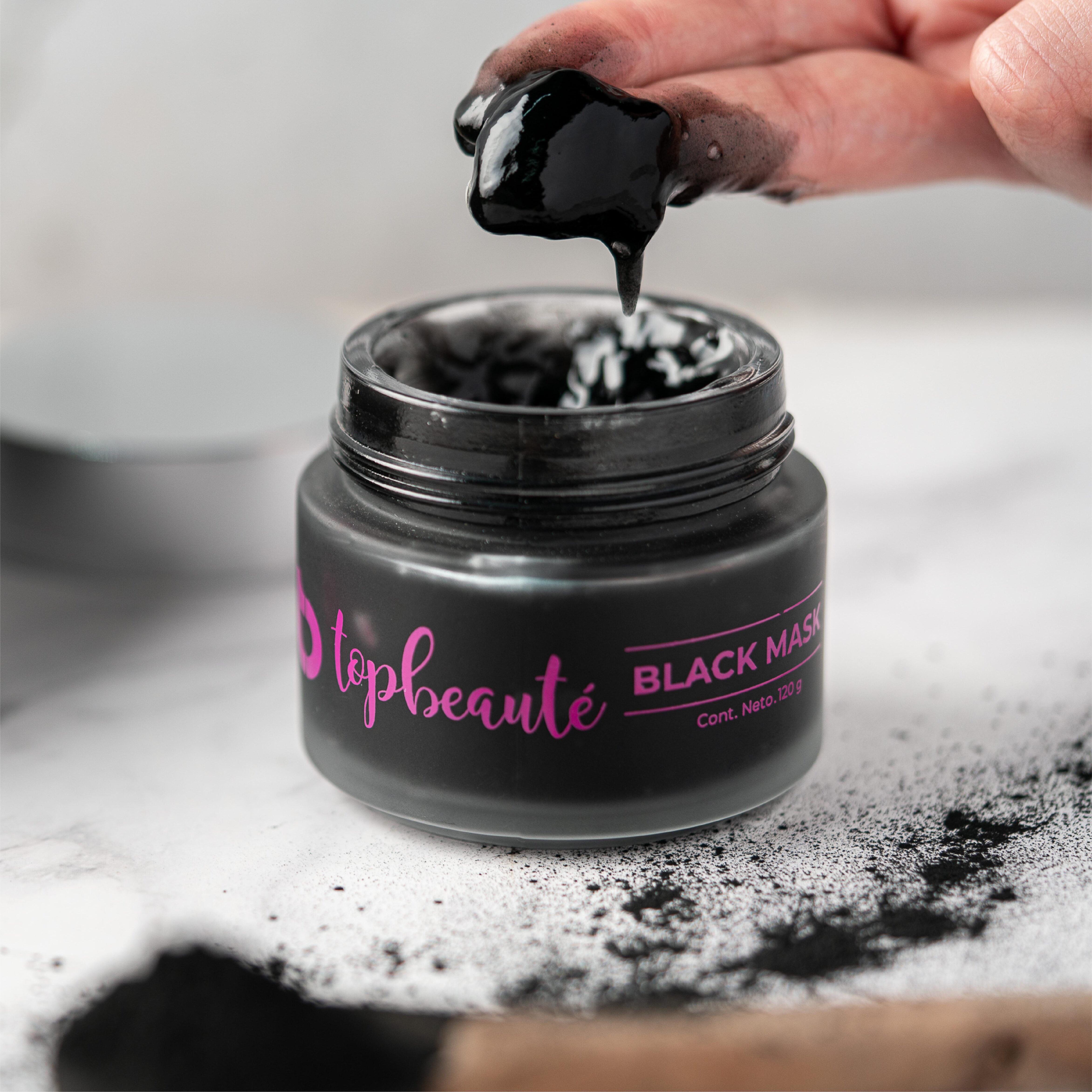 Mascarilla Facial Hidratante para Puntos Negros Acné Piel Grasa Black Mask 120gr