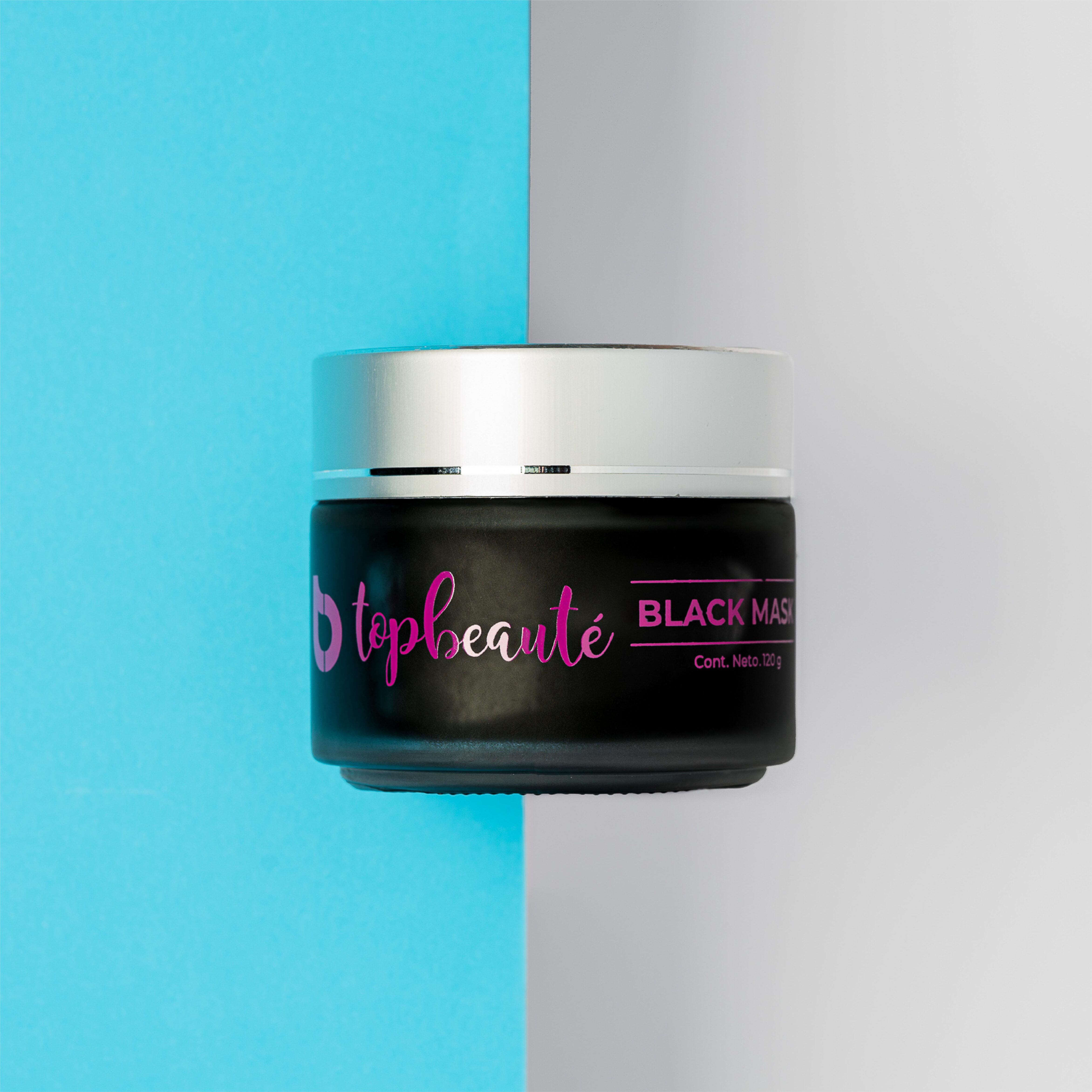 Mascarilla Facial Hidratante para Puntos Negros Acné Piel Grasa Black Mask 120gr