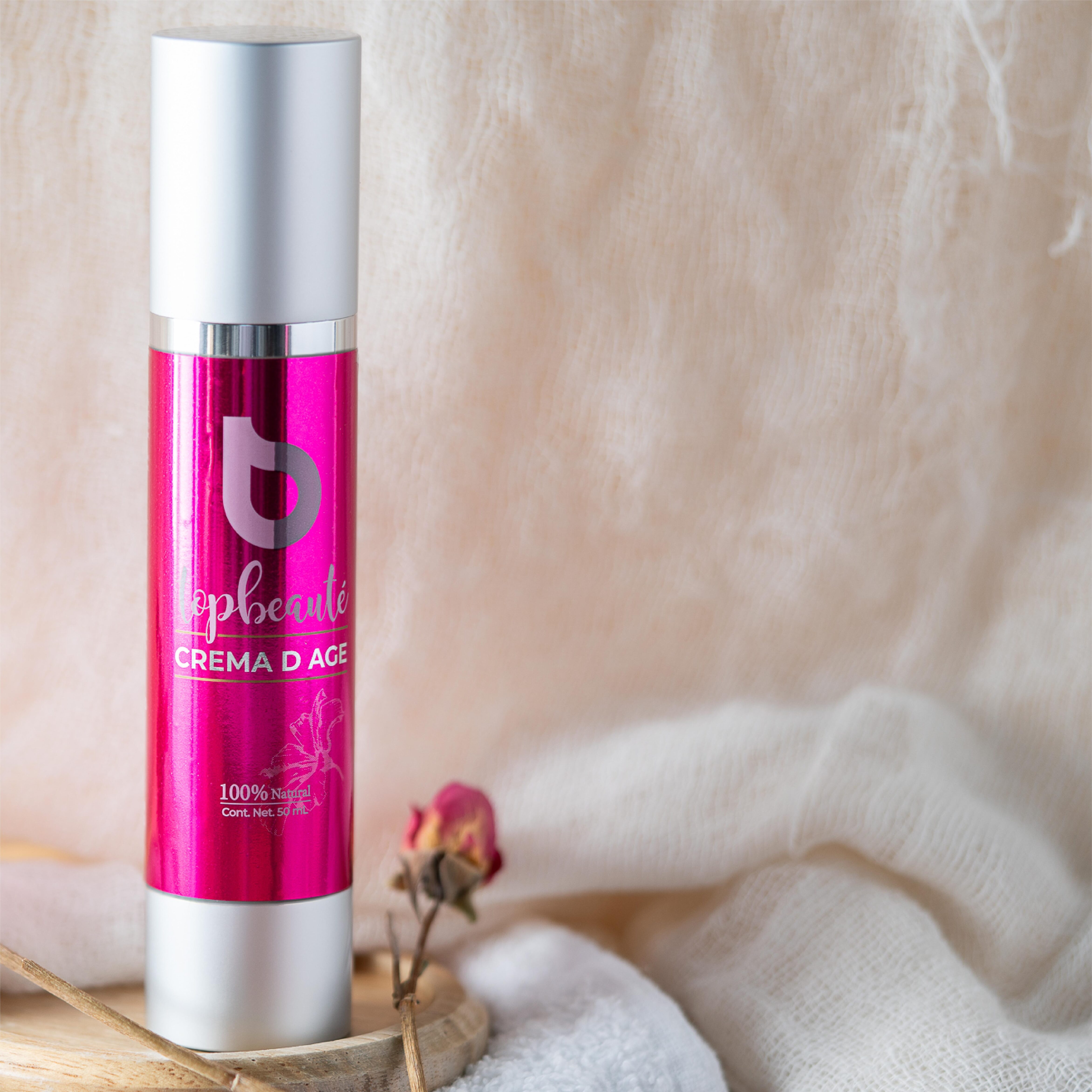 Crema Facial Antiarrugas Antiedad Premium Regeneradora y Nutritiva Colágeno y Ácido Hialurónico Crema D Age 50ml